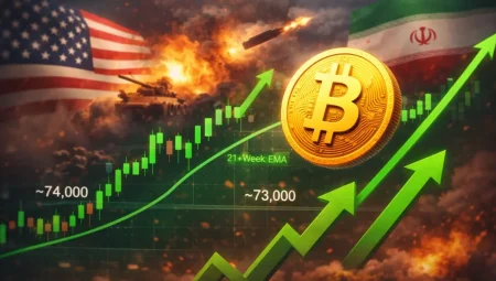 Bitcoin ABD İran Savaş Telaşlarına Karşın Haftalık Kapanışı Yeşilde Tamamladı